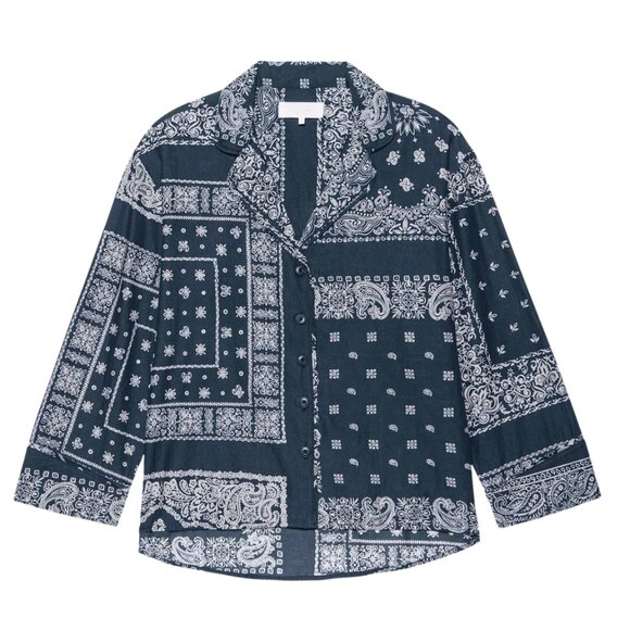 The Great - Pajama Shirt - Bandana Patchwork - Picture 3 of 3